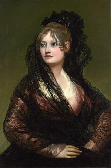 Francisco de Goya Portrait of Dona Isabel Cabos de Porcel oil painting image